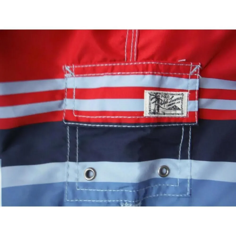 Polo Ralph Lauren $44 Vacation Beach  Boys Summer Swim Shorts Trunks  Size 5